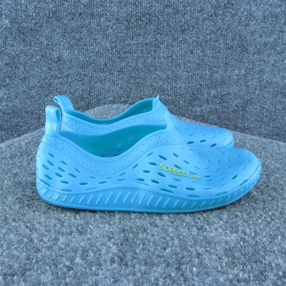 Speedo Toddler Girls Water Shoes Shoes Blue Synthetic Slip‎ On Size 9/10 Medium